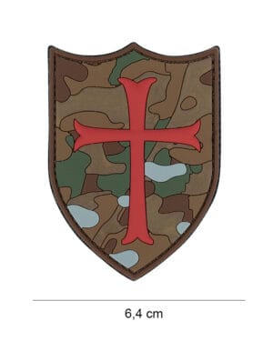 Patch 3D PVC Crusader camo #19052