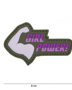 Patch 3D PVC Girl Power! pink #19048