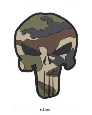 Patch 3D PVC Punisher French camo #19054
