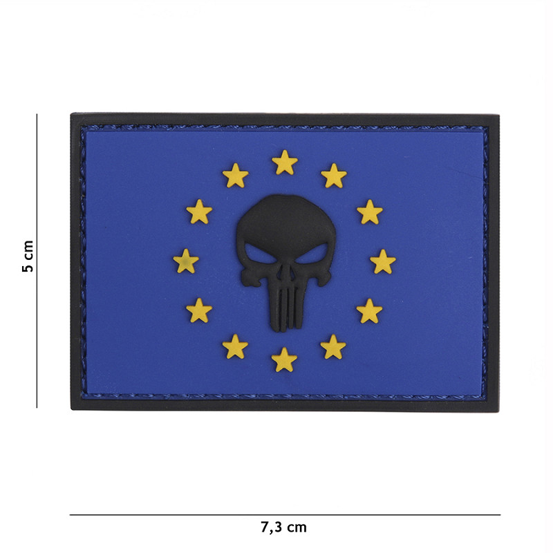 Patch 3D PVC Punisher EU blue #13102