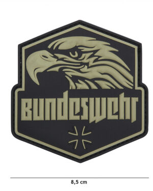 Patch 3D PVC Bundeswehr green #20075