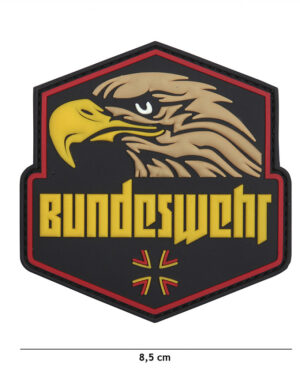 Patch 3D PVC Bundeswehr yellow #20076