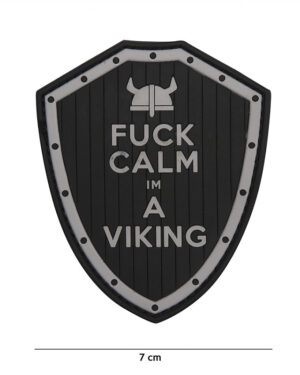 Patch 3D PVC Fuck Calm black #11112