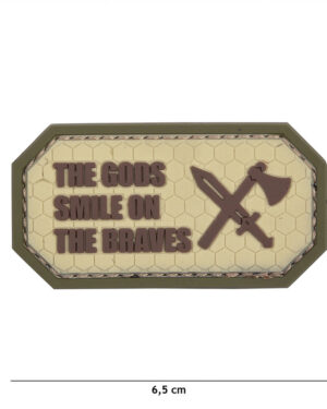 Patch 3D PVC The Gods smile on the braves coyote #11142