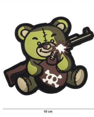 Patch 3D PVC Terror Teddy green #9014
