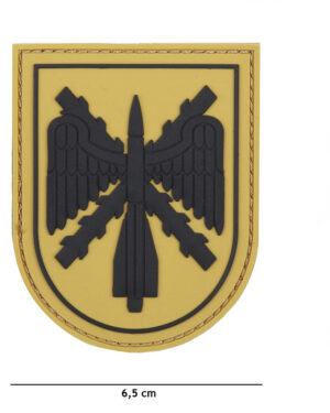 Patch 3D PVC Spanish shield yellow #12081