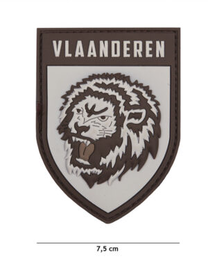 Patch 3D PVC Vlaanderen grey #13068