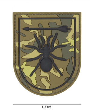 Patch 3D PVC Special Forces spider green #13081