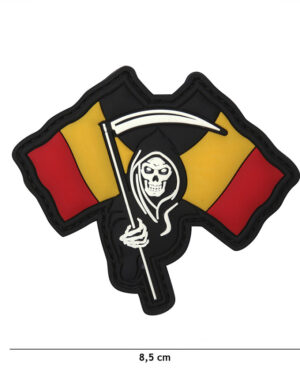 Patch 3D PVC Belgium Reaper #13087