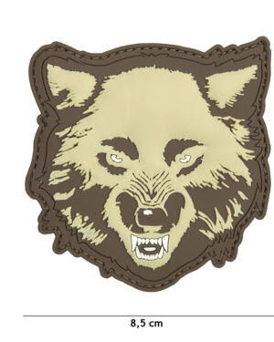 Patch 3D PVC Wolf coyote #9055
