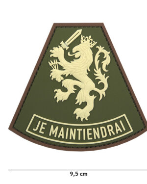 Patch 3D PVC Je Maintiendrai green #2108