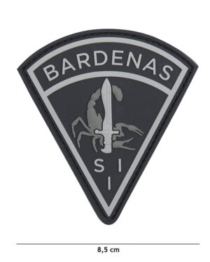 Patch 3D PVC Bardenas black #1105