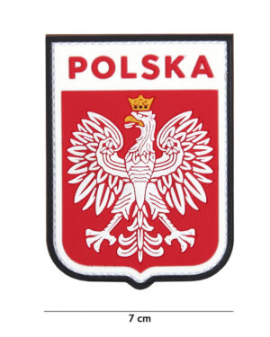 Patch 3D PVC Polska shield #1112