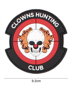 Patch 3D PVC Clowns Hunting Club red #3115