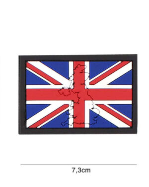 Patch 3D PVC United Kingdom with contour #4119