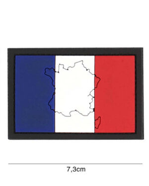 Patch 3D PVC France with contour #4132