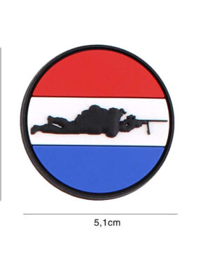 Patch 3D PVC Sniper Dutch round #5127