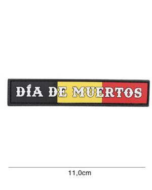 Patch 3D PVC Dia de Muertos (stripe) Belgium #6133