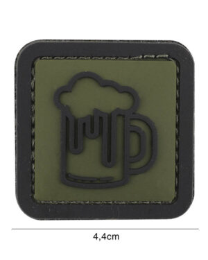 Patch 3D PVC Beer green #7100