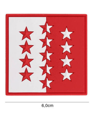 Patch 3D PVC Switserland Valais 13 stars #2049