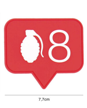 Patch 3D PVC Grenade 8 #9101