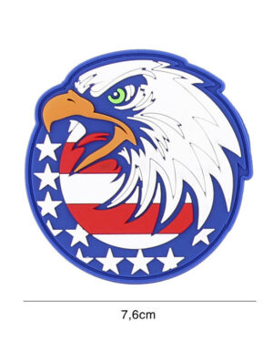 Patch 3D PVC American eagle #9108