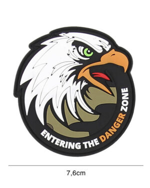 Patch 3D PVC Danger zone eagle #9109