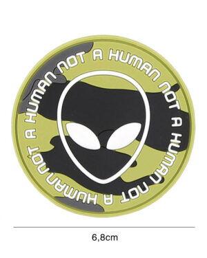 Patch 3D PVC Not human woodland #9056