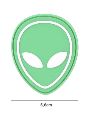 Patch 3D PVC Alien green #2133