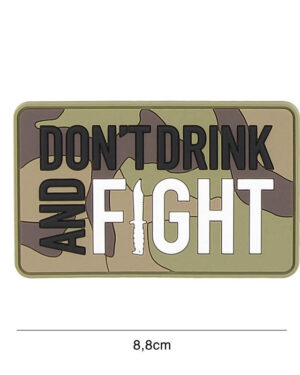 Patch 3D PVC Don't drink woodland #2109