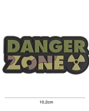 Patch 3D PVC Danger Zone woodland #2111