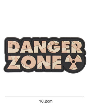 Patch 3D PVC Danger Zone desert #2112