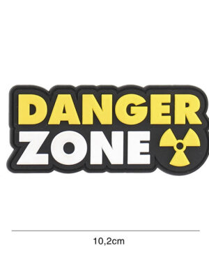 Patch 3D PVC Danger Zone yellow #2113