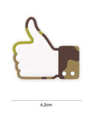 Patch 3D PVC Like/don't like woodand #8123