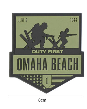 Patch 3D PVC Omaha Beach #7122