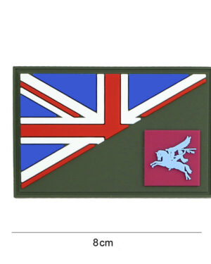 Patch 3D PVC Pegasus half flag #19062