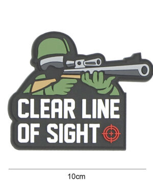 Patch 3D PVC Clear line of sight #8089