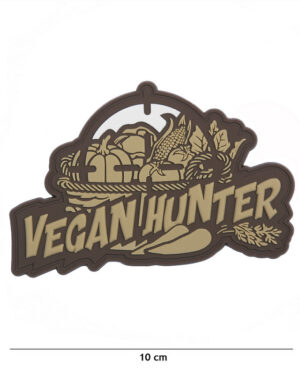 Patch 3D PVC Vegan Hunter coyote #8082