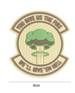 Patch 3D PVC We give 'em hell #8093