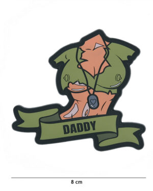 Patch 3D PVC Daddy girl #8137