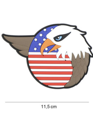 Patch 3D PVC Stars & Stripes Eagle #8142