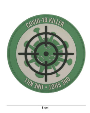 Patch 3D PVC Covid-19 killer #6103