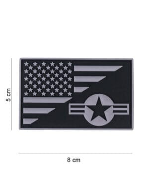 Patch 3D PVC Stars and Stripes USAF #14066
