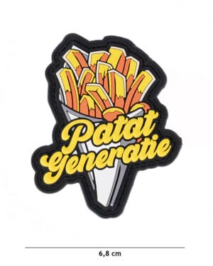 Patch 3D PVC Patat generatie #10038