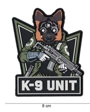 Patch 3D PVC K-9 Unit glow in the dark #14085