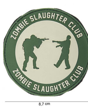 Patch 3D PVC Zombie slaughter #10074