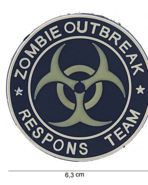 Patch 3D PVC Zombie outbreak respons team #13006