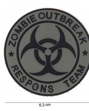 Patch 3D PVC Zombie outbreak respons team #13008