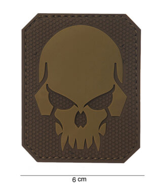 Patch 3D PVC Pirate skull #13019