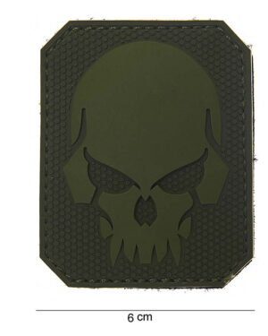 Patch 3D PVC Pirate skull #13020